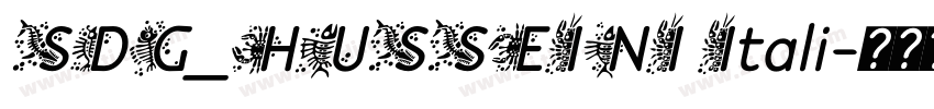 SDG_HUSSEINI Itali字体转换